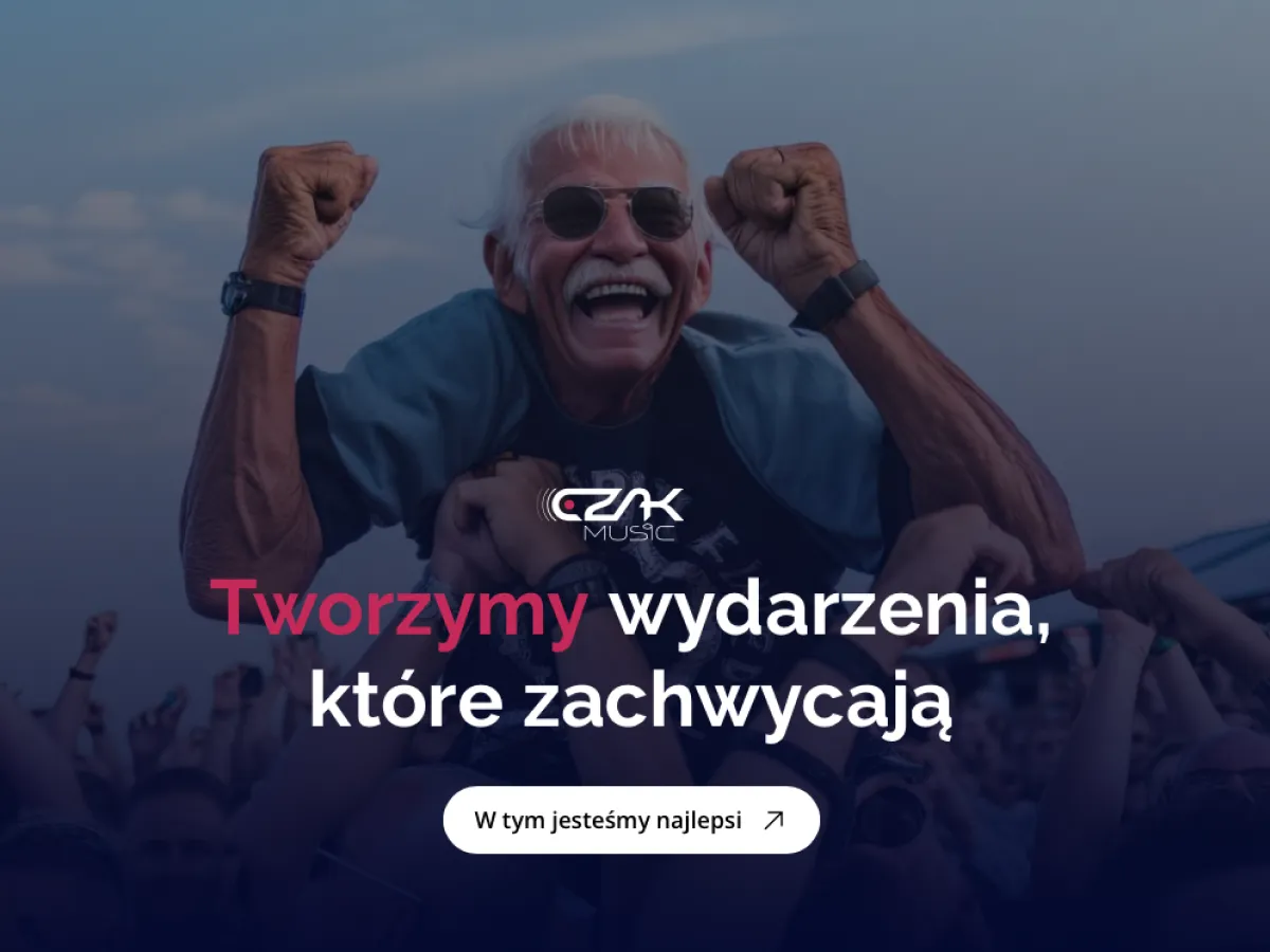 Czak Music — strona internetowa agencji eventowej